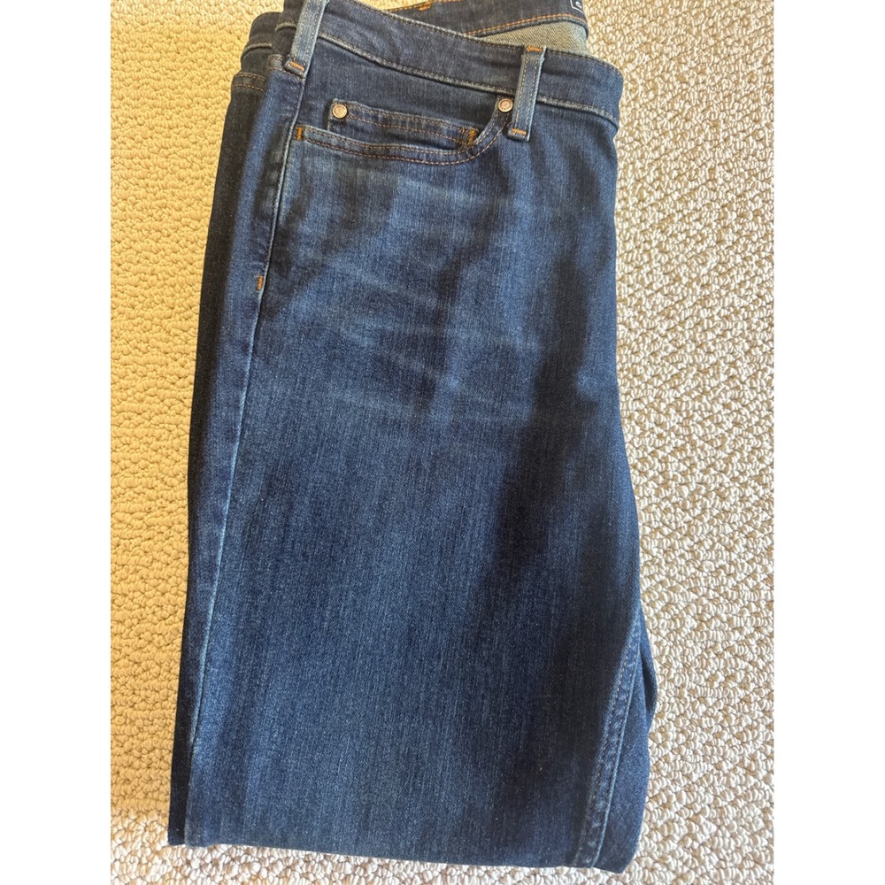 Carhartt Rugged Flex Slim Fit Tapered Jeans Women 16 Short Dark Indigo BD4976-W